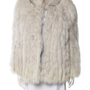 Genuine Saga fur fox coat